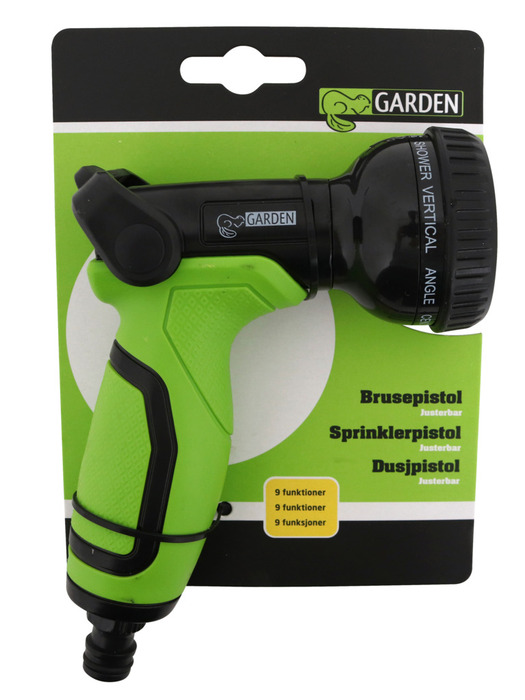 Vandingspistol med 9 sprayfunktioner - Garden